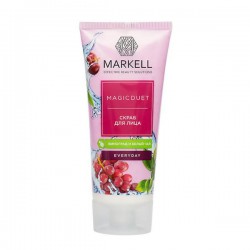 Скраб для лица Markell Магический дуэт виноград и белый чай