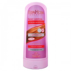 Термо-шампунь Kera-nova укрепляющий против выпадения волос с белой глиной Формула 207 400 мл
