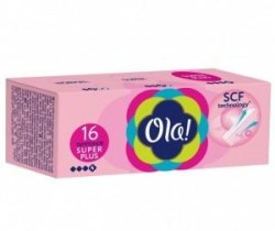 Тампоны Ola супер плюс шелковистая поверхность 16 шт.