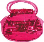 Сумочка детская, Принцесса с бусинками и пайетками