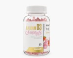 Кальций Д3 Гаммиз, Maxler (Макслер) пастилки жевательные 2 г 90 шт Calcium D3 Gummies strawberry flavor клубника