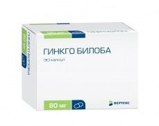 Гинкго билоба капс. 80 мг 30 шт.
