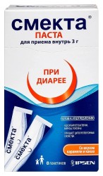 Смекта паста д/приема внутрь 3 г 10.27 г 8 шт.