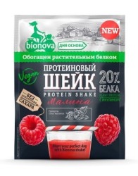 Шейк Bionova протеиновый с малиной 25 г