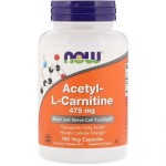 Ацетил-L-Карнитин, Now (Нау) капсулы 475 мг 100 шт