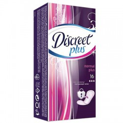Прокладки женские ежедневные Discreet Плюс нормал плюс 16 шт.