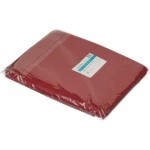 Простыня, р. 200смх70см 1 шт 30 г/м кв. Люкс спанбонд бордовая