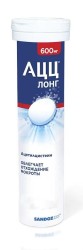 АЦЦ лонг табл. шип. 600 мг 6 шт.