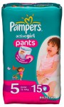 Подгузники-трусики для девочек, Pampers (Памперс) 12-18 кг 15 шт актив герл джуниор