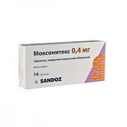 Моксонитекс табл. п/о пленочной 0.4 мг 14 шт.