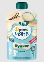 Пудинг Фрутоняня с ванилью молочный 90 г