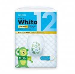 Подгузники 58 шт. Nepia Whito 12 часов 7-10 кг р. M